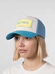 Бейсболка JOHN HATTER арт. R-1120-L00 Girl Power (голубой / белый)
